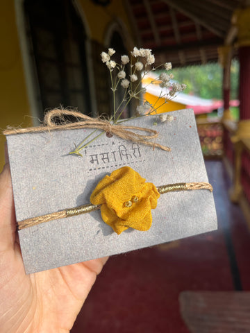 Floral Zari Rakhi